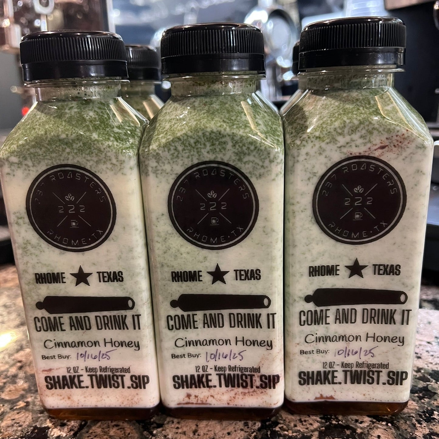 Cinnamon Honey Matcha Latte